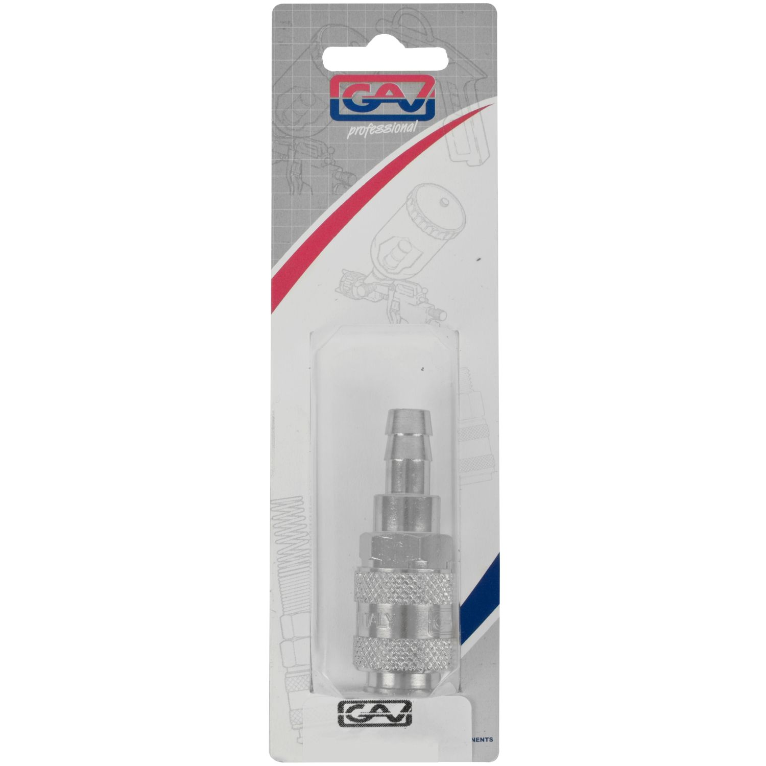 Universal Quick Coupler W/12mm Hose Tail Packaged